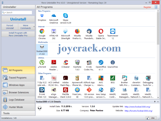 Revo Uninstaller Pro Crack / joycrack.com