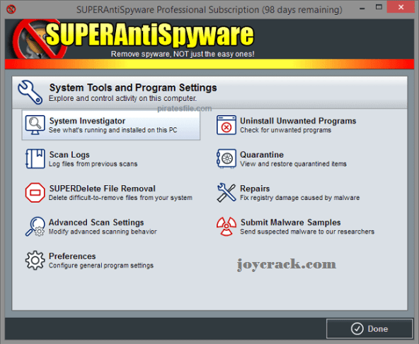 SUPERAntiSpyware Professional Key Crack / joycrack.com