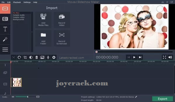 Movavi Slideshow Maker Crack-joycrack.com