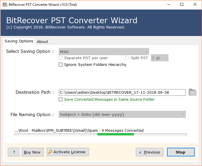 BitRecover PST Converter Wizard Crack - joycrack.com